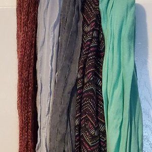 5 Scarf Lot